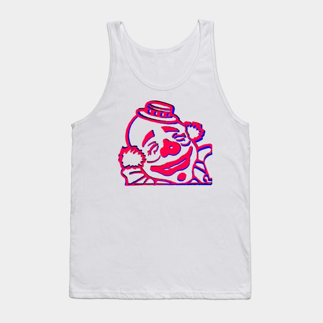 Circus - Clown #1 Tank Top by Art-Frankenberg